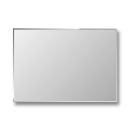 Зеркало прямоугольное со шлифованной кромкой 110х65 см, 5шт. уценка