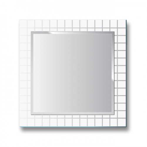 Зеркало квадратное Е - 436 "Кварц" (70х70)