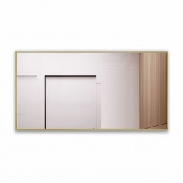 Зеркало прямоугольное в алюминиевой раме М-333 (120х60) 5шт., ликвидация коллекции