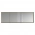 Зеркало прямоугольное в алюминиевой раме M-402 (150х50)