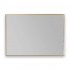 Зеркало прямоугольное в алюминиевой раме M-260 (100х70)