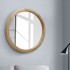 Купить Зеркало круглое в деревянной раме М-300 (D64,4) в Минске и Бобруйске