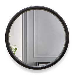 Зеркало круглое в деревянной раме М-319 (D64,4)