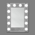 Зеркало с подсветкой гримёрное ЗП-119 (60х80)