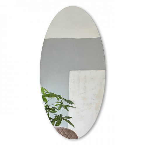 Зеркало овальное со шлифованной кромкой А-012 (110х50) 2 шт, ликвидация коллекции