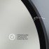 Зеркало "MF-2 40100c black" (40х100 см) в раме МДФ, цвет - "чёрный"