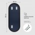 Зеркало "MF-2 40100c black" (40х100 см) в раме МДФ, цвет - "чёрный"