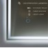 Зеркало с фронтально-фоновой подсветкой, c сенсорной кнопкой Darwin 12080s-6 (120х80 см) - холодный свет