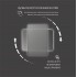 Зеркало с фоновой подсветкой и сенсорной кнопкой Hanoi 6080s-4 (60х80см) - нейтральный свет