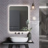 Зеркало с подсветкой, с сенсорной кнопкой и подогревом Hanoi 6080sh-4 (60x80 см) - нейтральный свет