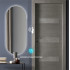 Зеркало с подсветкой с торцевым датчиком включения  Seoul 12050d2-6 (120х50 см) – холодный свет